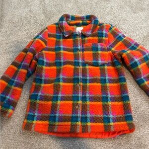 Cat & Jack Target Plaid Fleece Shirt Jacket